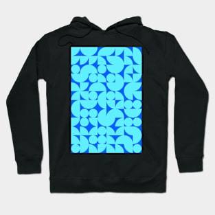 Kids Bluish Geometric Pattern - Shapes #5 Hoodie